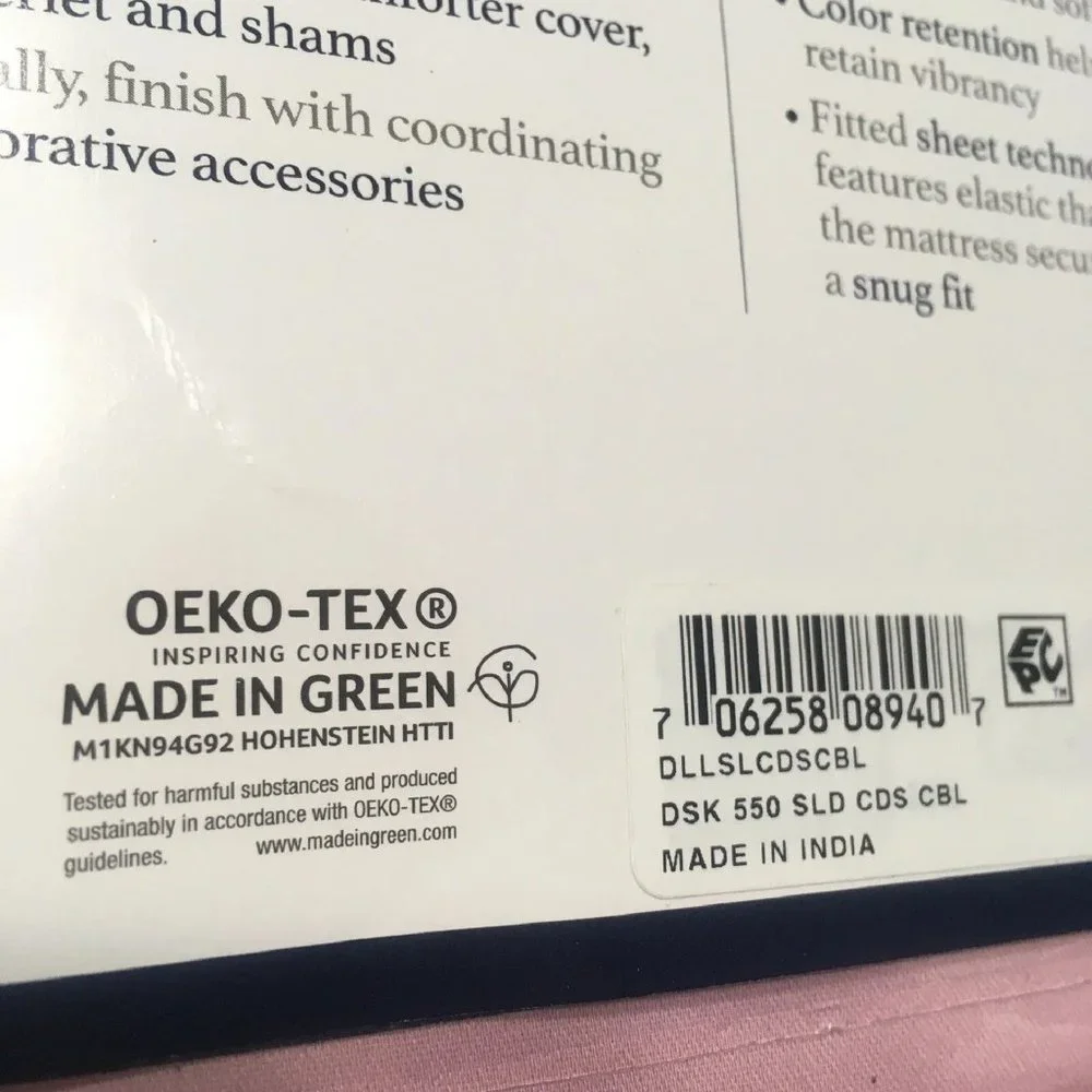new CHERRY BLOSSOM PINK Charter Club 550 TC Cotton CAL KING Extra-Deep Sheet Set